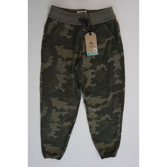 prAna 1961271 Women's Sz XS Sage Camo Cozy Up Ankle Pant Jogger Sweatpants $89 - Picture 1 of 5